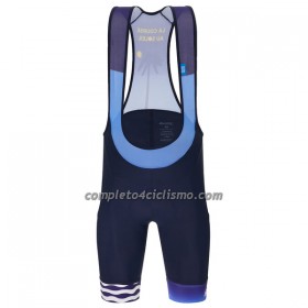 Pantaloncino con bretelle Santini 2023 Paris-Nice Blu